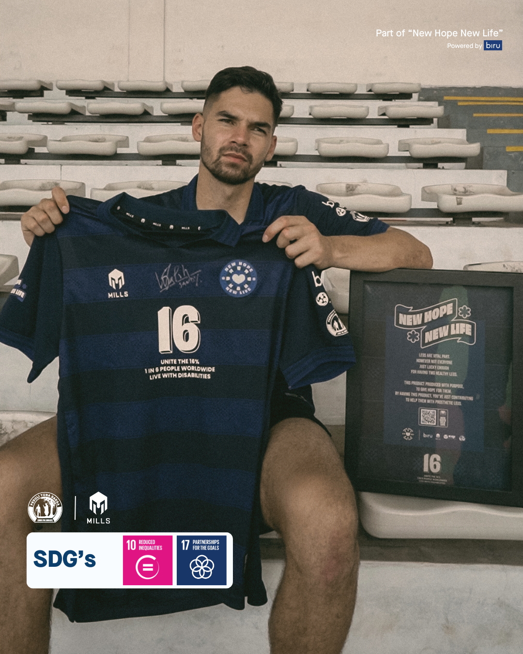 Mills x Sandy Walsh x biru - Signature